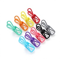 Pinces à linge colorées en fer, pinces à linge en plastique, 10 pièces, pinces de séchage pour la lessive, usage domestique