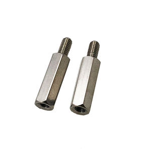 CNC Machining Metal Standoff Spacer Aluminum Hex Threaded Male Female <b>Screw</b> Milling Process - Product Image 6