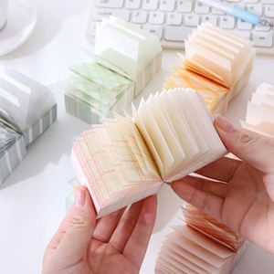 Stationery <b>Notepad</b> Kawaii School Supplies Memo Pad 50*50mm With Grid Colorful Stationary for Students - Product Image 3