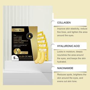 लक्जरी थोक कार्बनिक कोलेजन हाइलूरोनिक एसिड विटामिन सी 24k सोने की एंटी-झुर्रियों की मजबूत त्वचा मॉइस्चराइजिंग जेली जेल आंख मास्क - Product Image 2