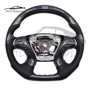 Volante LED de Fibra de Carbono Real para M25 M35 M37 M56 QX60 Q70 Q70L Años 11-19 - Product Image 3