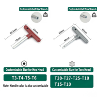Clé Allen de sécurité à tige creuse pour démontage de console de jeu, outil de précision en acier allié S2, clé hexagonale de 5 mm, outils à main