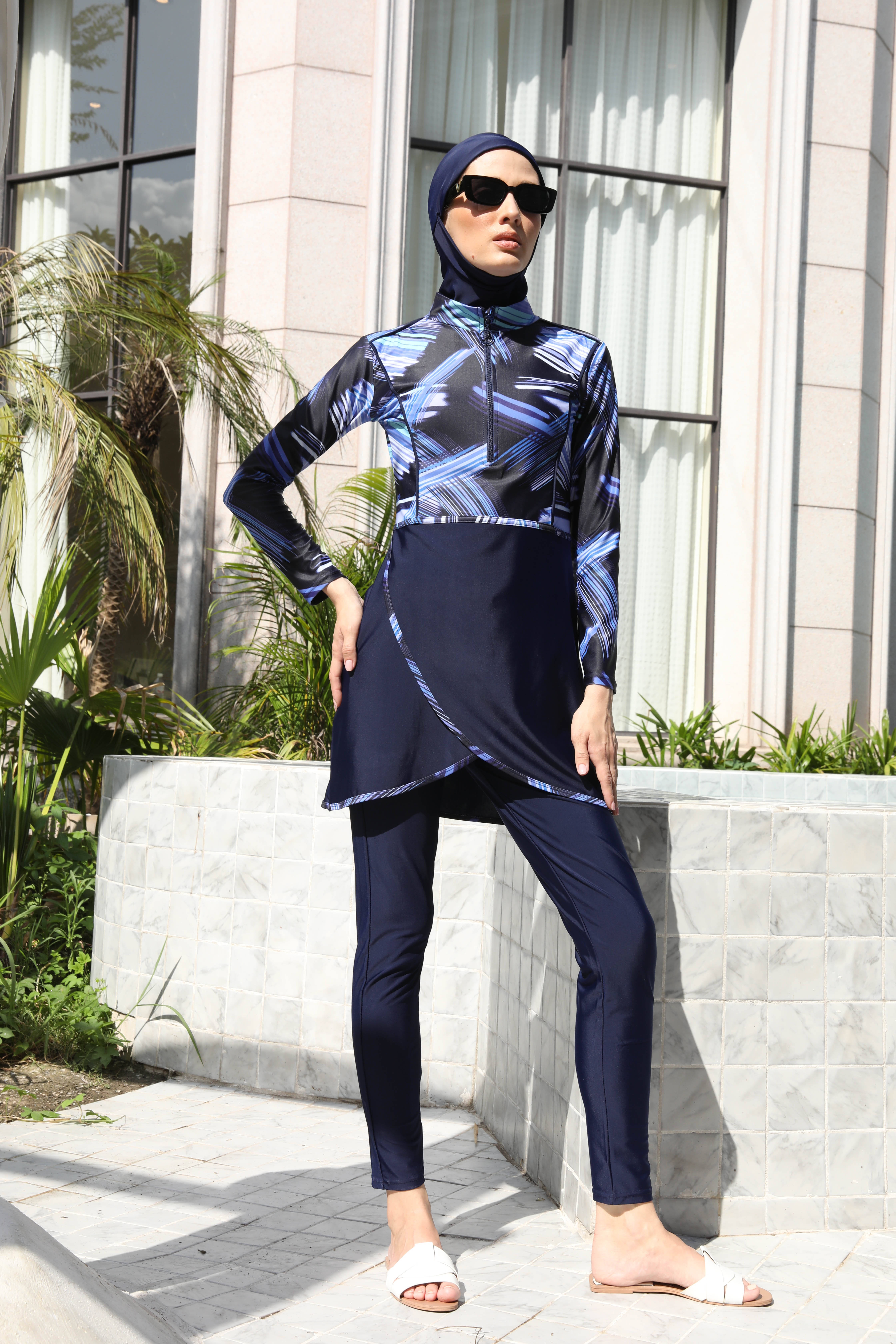 fashionable hijab swimwear