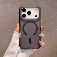 Casing ponsel cangkang 3 in 1 pabrikan Guangzhou 360 17 Pro Max casing ponsel bening tahan benturan grosir untuk seri iPhone 17