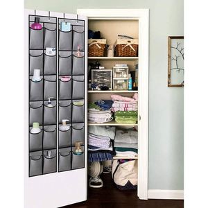 Best Selling Foldable 12-<b>Pocket</b> Fabric over the Door Storage Organizer with Metal Hooks Space-Saving Hanging Wardrobe <b>Organiser</b> - Product Image 5
