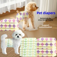 Couches pour chiens imperméables en tissu non tissé, culottes d'apprentissage de la propreté pour petits chiens, fournitures du Shandong
