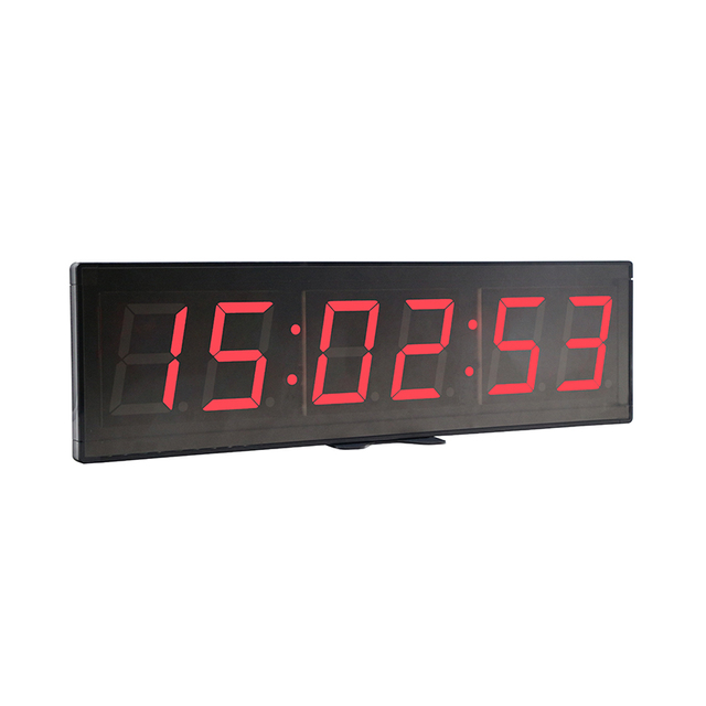 YIZHI Built-in Red Green Yellow Color Display Change Multifunctional Countdown Timer Digital Office Home Use LED Wall Clock