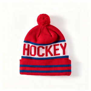 OEM Design Winter Warm <strong>Beanie</strong> <strong>Pom</strong> <strong>Pom</strong> Ski Cap Football Team Jacquard Knitted Sport Bobble Hats <strong>Beanies</strong> - Product Image 5