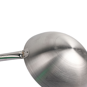 Lyroe última gran oferta <span class=keywords><strong>restaurante</strong></span> <span class=keywords><strong>chino</strong></span> cocina Wok de acero inoxidable con asa para saltear - Product Image 5