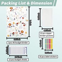Uptodate Hardcover Notebook A6 Ordner persönliches Tagebuch Wochen planer Agenda Veranstalter Ring Briefpapier Binder Lose blatt Notizbuch