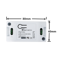 Télécommande sans fil pour panneau mural Interrupteur RF 1/2/3 bouton pour ampoule de lampe Home Living Room 220V 10A Max Voltage Controller