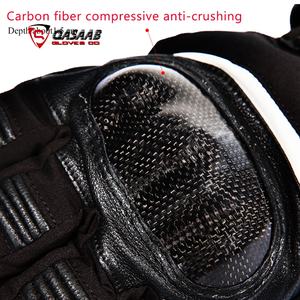 Gants de ski chauffants électriques pour l'hiver, en cuir PU, alimentés par batterie, pour motoneige, moto, motard, course, conduite - Product Image 5