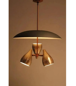 Lámpara de Techo LED Moderna con Pantalla de Disco, Acabado Negro, Alto CRI 95, 4100K, Luz Blanca Neutra, Iluminación Indirecta Regulable - Product Image 6