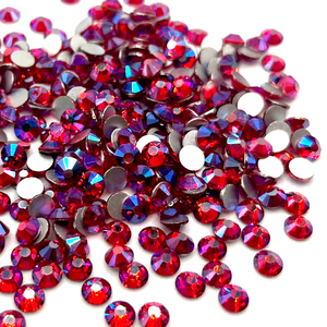 Cristalli Decorativi a Forma di Diamante, Strass Piatti Non Termoadesivi, <span class=keywords><strong>Pietre</strong></span> di Vetro Rotonde per Decorazione di Abiti e Unghie - Product Image 3
