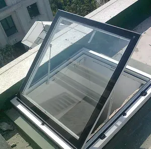 Beautiful Aluminum Alloy Skylight Window Low-E Glass Top Skylights Top Windows For House