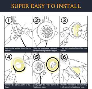 Almohadillas amples volve 30 Ear para ababra volvolve 65 <span class=keywords><strong>40</strong></span> 30 20 Ear eadphones volvolve 65 ar ushion Placement eposition volvolve <span class=keywords><strong>40</strong></span> Earads - Product Image 6