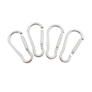WOQI Heavy Duty 304 Acero inoxidable M14 Mosquetón Tamaño grande Resorte <span class=keywords><strong>DE</strong></span> SEGURIDAD Gancho a presión para <span class=keywords><strong>escalada</strong></span> y mantenimiento <span class=keywords><strong>de</strong></span> vehículos - Product Image 1