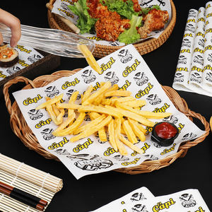 Papel antigrasa de calidad alimentaria para hornear pan, hamburguesa, pollo frito y patatas fritas, embalaje, papel biodegradable para hornear - Product Image 3