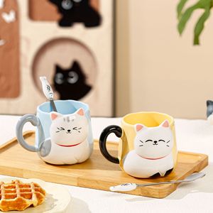 Taza de Cerámica con Diseño de Gato, Taza de Café con Dibujos Animados de Animales, Taza de Cerámica para Amantes de los Gatos - Product Image 3