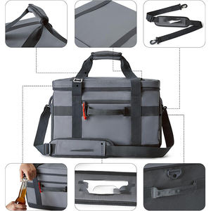 Free sample Motorcycle Foldable <b>Thermal</b> Restaurant Polyester Letter Insulated Cooler <b>Food</b> <b>Delivery</b> <b>Bag</b> Pizza <b>Delivery</b> Bike - Product Image 1
