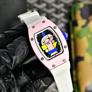 Reloj de Alta Calidad de 45x31 mm, Caja de Cerámica Rosa, Movimiento 6T51, Reloj Mecánico Automático, Reloj de Moda Versátil para Mujer - Product Image 2