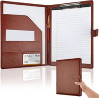 Reißverschluss-Notizbuch Anpassbares Ordner-Geschenkset Rotes PU-Leder Portfolio 3-Ring-Ordner Executive Organizer PU Kleines Portfolio
