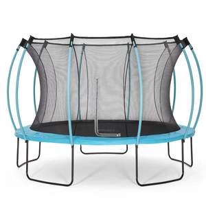 <span class=keywords><strong>Trampoline</strong></span> sécurisé <span class=keywords><strong>de</strong></span> 8 pieds recouvert <span class=keywords><strong>de</strong></span> <span class=keywords><strong>mousse</strong></span>, certifié GS TUV, cadre en acier, enceinte en PVC, tapis en polypropylène - Product Image 2