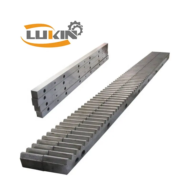 Welcome Custom Sizes M1.5 17*17*1000mm Helical Teeth black Gear Rack For CNC Router