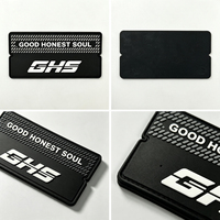 Étiquettes en PVC souple écologiques avec logo personnalisé, patchs 3D en relief pour chapeaux, jeans, accessoires de vêtements à coudre, vente en gros OEM, faible MOQ