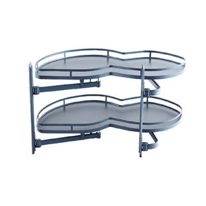 ตะกร้ามุมดีไซน์ยูเอฟโอทันสมัยสำหรับจัดเก็บในตู้ครัว พร้อมแผ่นกันลื่น - Product Image 5