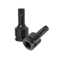 HTL - Juego de puntas de estrella neumáticas de alta resistencia de 3/4 de pulgada, T90 T100, para reparación de motores de traslación de excavadoras, puntas hexalobulares