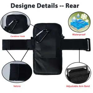 Movoyee Sport Armband Wast Pack Outdoor Sport Duik Armbag Verstelbare Armband Crossbody Tas Voor Telefoon