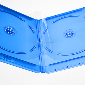 Estuche de disco de plástico de doble cara para PS4 <span class=keywords><strong>PS5</strong></span> Juego <span class=keywords><strong>Blu</strong></span>-<span class=keywords><strong>Ray</strong></span> CD Estuche para <span class=keywords><strong>PS5</strong></span> DVD Shell Caja de disco transparente - Product Image 1