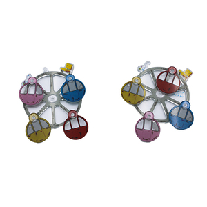 OEM ODM Mini Expositor Giratorio de Acrílico con Diseño de Rueda Panorámica Impresa, de Plástico Acrílico Recortado, para Parque de Atracciones, Regalo de Rompecabezas Artesanal - Product Image 2