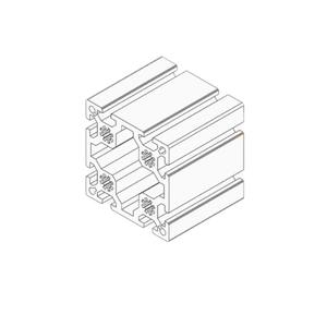Profilo in Alluminio Industriale 100100 per Carichi Pesanti, Estrusione con Scanalatura a T 6063 T5 Anodizzato per Strutture e Linee di Assemblaggio - Product Image 5