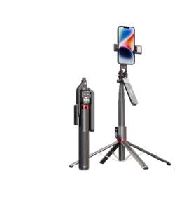 Double télécommande P325 Perche à selfie sans fil Trépied pratique Support universel <span class=keywords><strong>pour</strong></span> téléphone portable <span class=keywords><strong>pour</strong></span> studio photo Accessoires - Product Image 6