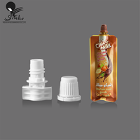 Capuchon de bec verseur de qualité alimentaire certifié BRC 8,2 mm pour sachet de sauce chocolat, boisson, yaourt, gelée