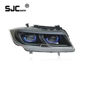 SJC Luzes de Carro para BMW M3 E90 3 Series Faróis de Circulação Diurna 2005-2012 LED Lâmpada de Sinalização Diurna Acessórios Automotivos