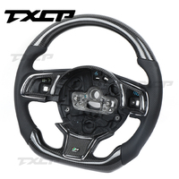Ajustement pour Jaguar Ftype E-PACE XE XEL XFL XJ F-TYPE XF F-PACE XJL LED volant en Fiber de carbone