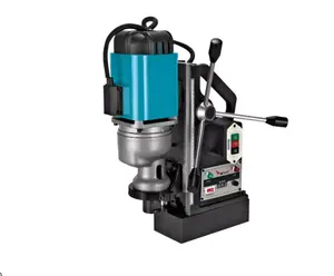 40mm Forte Ímã Giratório Base Mini Magnetic Drilling Core Machine 220v 350W Ímã Drill Codman Wire Pass Drill Aço Elétrico