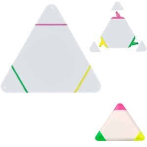 Juego de Papelería Escolar y de Oficina con Marcador Fluorescente, Bolígrafo de Punta Oblicua de 3 Colores para Dibujar - Product Image 1