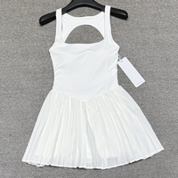 Nouvelle conception, logo personnalisé, vêtements de sport souples pour l'extérieur, jupe plissée de tennis, short, robe de sport, tenue de tennis pour femmes, vêtements de sport