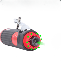 Mini-meuleuse pneumatique YuanMech 3 mm 6 mm 1/4 pouce, modèle YM-320, 22 000 tr/min, 0,58 kg, garantie 12 mois, 14 m/h, 0,63 Mpa, tuyau 10 mm, 1/4" PT