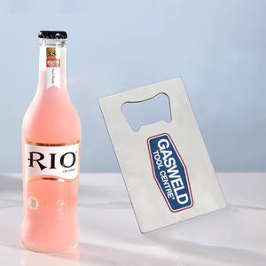 Оптовая продажа, открывалка для карт, персонализированная металлическая открывалка для визиток из нержавеющей стали, открывалка для пивных бутылок - Product Image 5