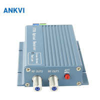 Nodo Óptico FTTH OR20 con WDM, 2 Puertos de Salida, AGC -3 a -12dBm, Alimentación de 5V CC, Carcasa de Aleación de Aluminio para Redes ONU FTTH FTTx CATV