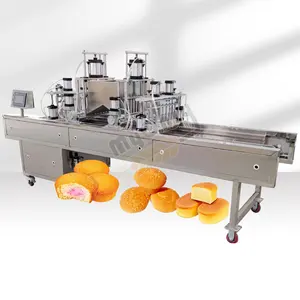 Machine d'injection de plateau automatique de fabrication de gâteaux en éponge commerciale, dépôt de Table, Machine à gâteaux