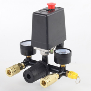 Pressostat automatique Bama 90-120 PSI pour compresseur d'air, pièces détachées avec manomètres et vannes - Product Image 5