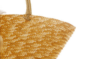 Borsa Tote donna moda <span class=keywords><strong>estiva</strong></span> floreale e paglia di alghe per spiaggia <span class=keywords><strong>o</strong></span> ufficio borsa in Rattan - Product Image 6