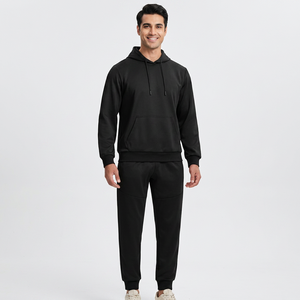 Track Suit Windbreaker <b>Sets</b> Custom Training Sportswear Men Jogging Tracksuit Two Pieces Hoodies tracksuit for man, 100% cotton - Product Image 1