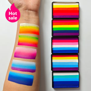 สีทาหน้าเค้กแบบศิลปะน้ำสีรุ้งแบบกันแสงยูวีปลอดสารพิษติดโลโก้ได้ตามต้องการ - Product Image 2